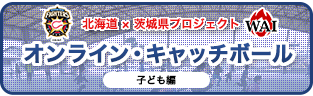 北海道 × 茨城県プロジェクト北海道日本ハムファイターズ × 筑波大学スポーツ環境デザインR&Dプロジェクト室オンライン・キャッチボール子ども編